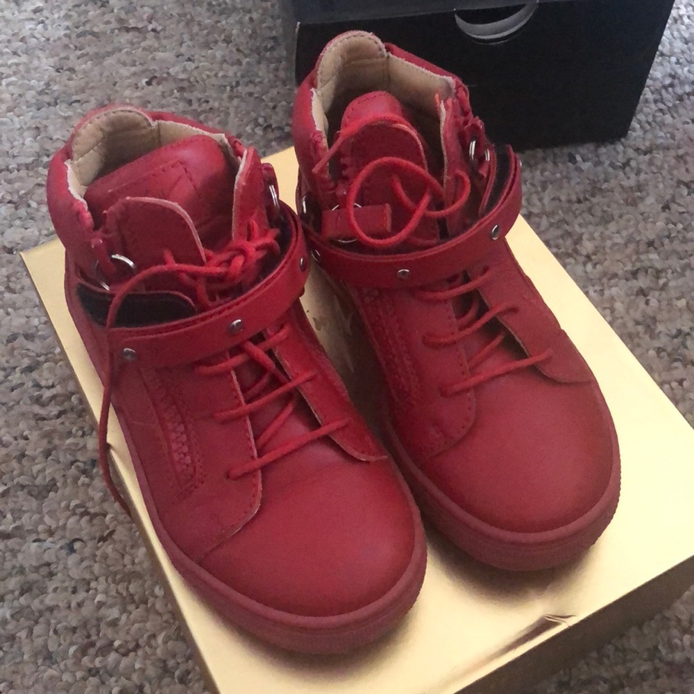 Giuseppe Zanotti red Toddler sneakers